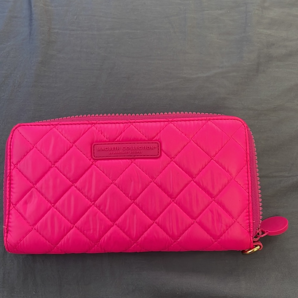 NWOT Macbeth Hot Pink Wallet by Margaret Joseph